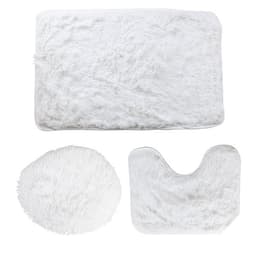 Badrumsmatta 3st/set - Vit