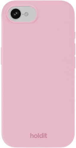 Holdit iPhone 16E silikondeksel (rosa)