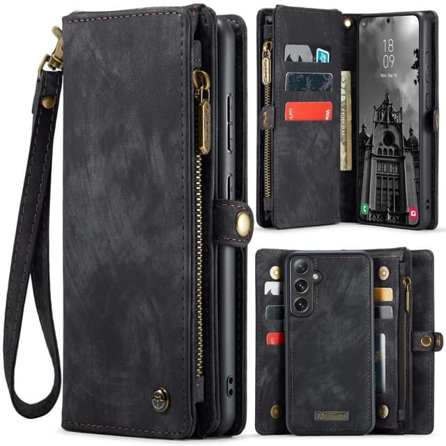 CaseMe Samsung S25+ 008 BIg Wallet 2in1 Magnet Flip Cover - Sort