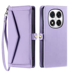SKALO Xiaomi Redmi Note 14 Pro 5G PU-Nahkakuori Lompakkokotelo - Violetti