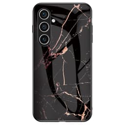 SKALO Samsung S25+ Marmori Karkaistu Lasi TPU Suojakuori - #4