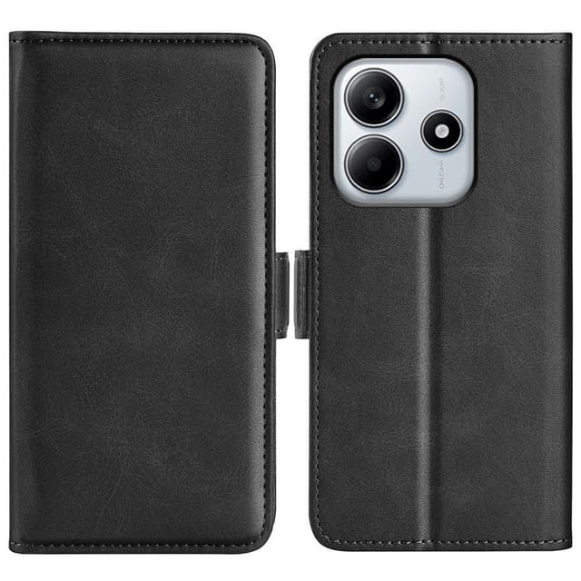 SKALO Xiaomi Redmi Note 14 4G Premium ID Flip Cover - Sort