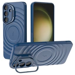 SKALO Samsung S25 Ripple Texture Suojakuori - Sininen