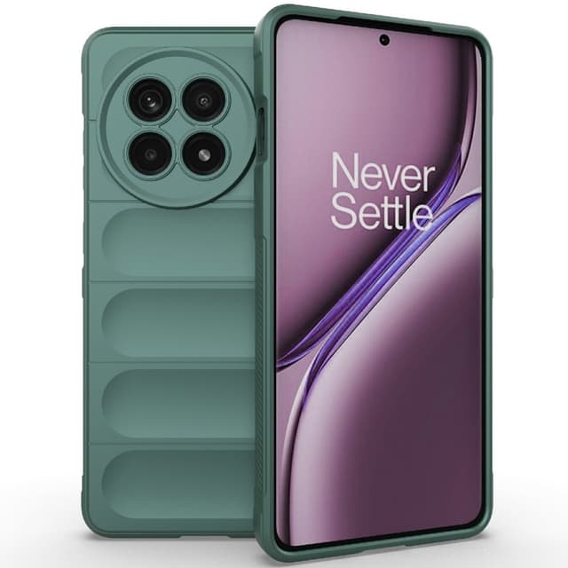 SKALO OnePlus 13R Rugged Bumpers TPU Skal - Grön