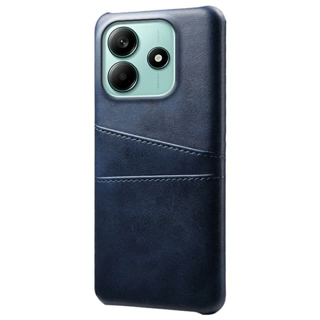 SKALO Xiaomi Redmi Note 14 5G PU-Läder Korthållare Skal - Blå