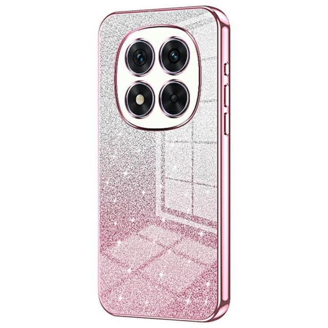 SKALO Xiaomi Redmi Note 14 Pro 5G Electroplating Glitter Cover - Pink
