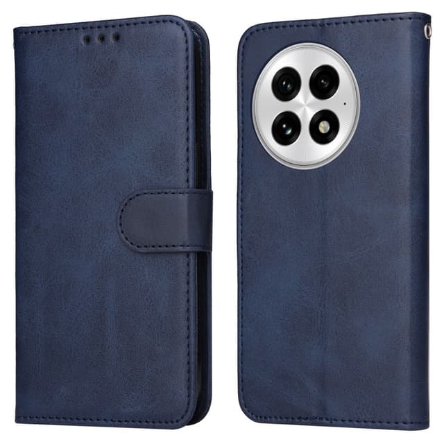 SKALO OnePlus 13 PU-nahka Lompakkokotelo - Sininen