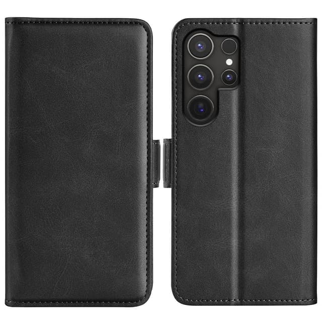 SKALO Samsung S25 Ultra Premium ID Plånboksfodral - Svart