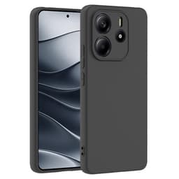 SKALO Xiaomi Redmi Note 14 4G Mattsvart Ultratunn TPU Skal - Svart
