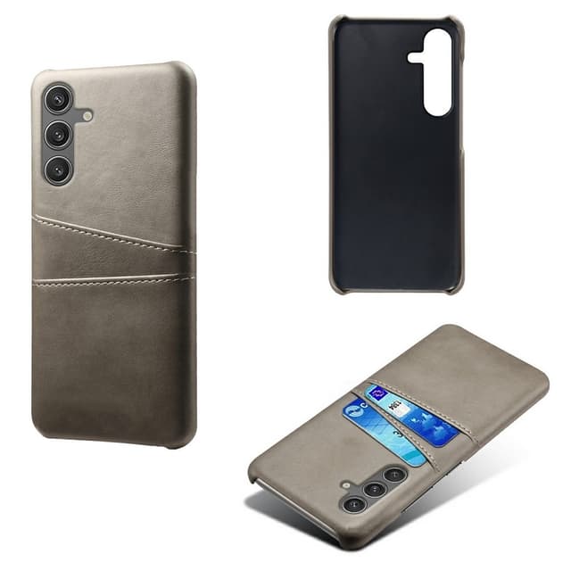SKALO Samsung S25 PU-Læder Kortholder Cover - Grå