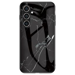 SKALO Samsung S25+ Marmori Karkaistu Lasi TPU Suojakuori - #3