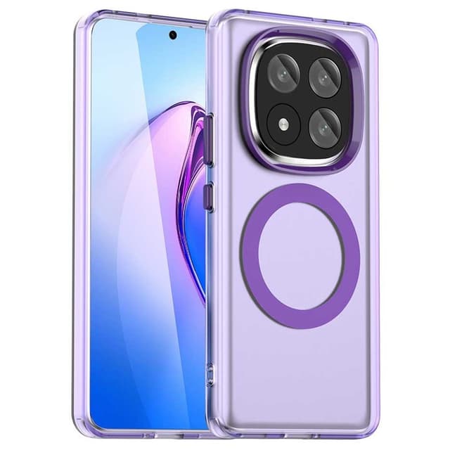 SKALO Xiaomi Redmi Note 14 Pro+ 5G Candy Series Hybrid Cover - Lilla