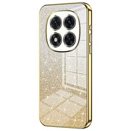 SKALO Xiaomi Redmi Note 14 Pro 5G Electroplating Glitter Cover - Guld