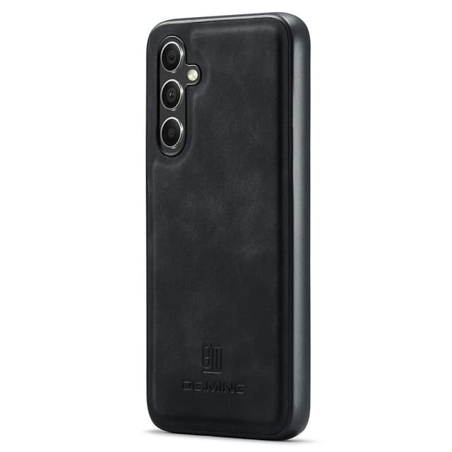 DG MING Samsung S25 Premium PU-Läder Hybrid Skal - Svart