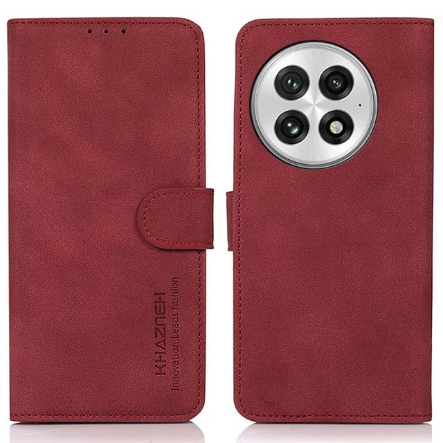 SKALO OnePlus 13 KHAZNEH Lompakkokotelo - Punainen