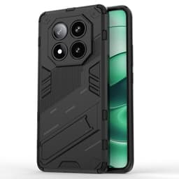SKALO Xiaomi Redmi Note 14 Pro 5G Armor Hybrid Punk Cover - Sort