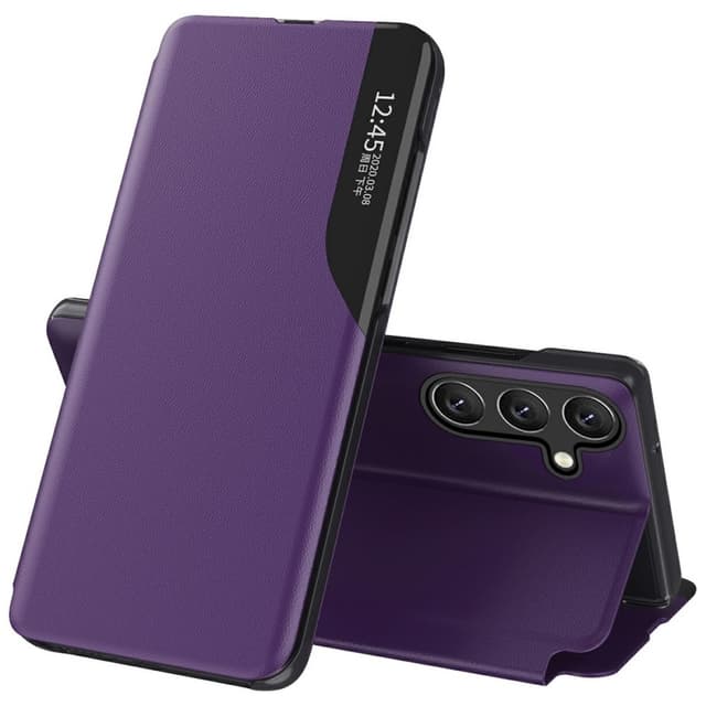 SKALO Samsung S25+ Clear View Window Fodral - Lila