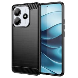 SKALO Xiaomi Redmi Note 14 5G Armor Carbon Skal - Svart