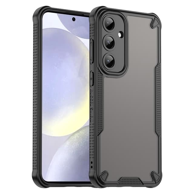 SKALO Samsung S25+ Armor Hybrid Frosted Cover - Sort