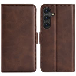 SKALO Samsung S25 Premium ID Lompakkokotelo - Ruskea