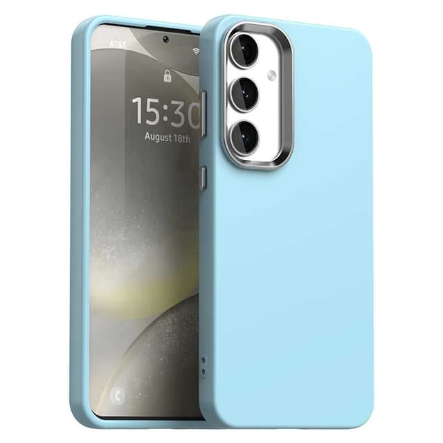 SKALO Samsung S25 Color TPU Metal Cover - Blå