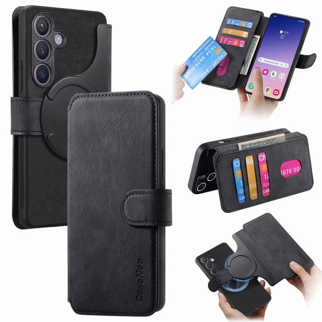 SKALO Samsung S25+ CASENEO MW-03 Flip Cover - Sort