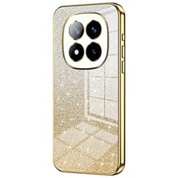 SKALO Xiaomi Redmi Note 14 Pro+ 5G Electroplating Glitter Skal - Guld