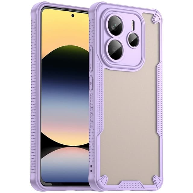 SKALO Xiaomi Redmi Note 14 5G Armor Hybrid Frosted Cover - Lilla