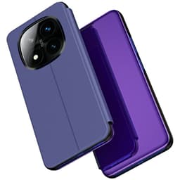 SKALO Xiaomi Redmi Note 14 Pro+ 5G Clear View Flip Cover - Lilla