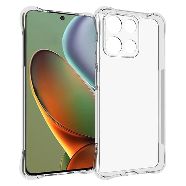 SKALO Motorola Moto G15 4G Extra strong TPU Suojakuori - Läpinäkyvä