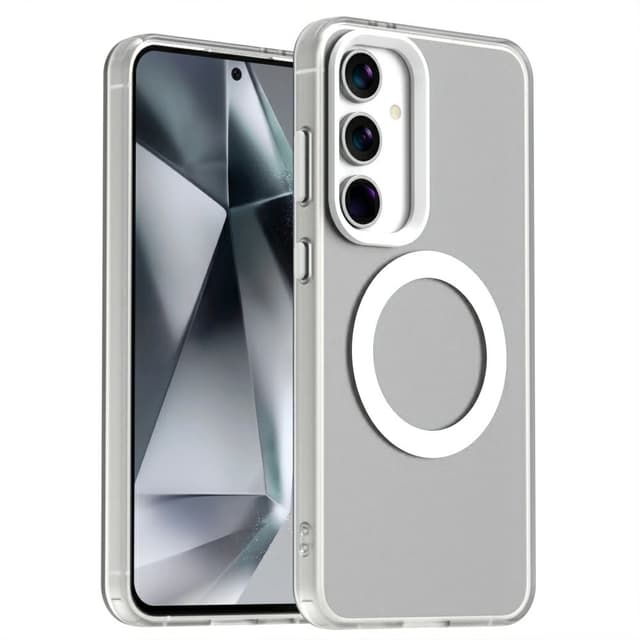 SKALO Samsung S25 Candy Series Hybrid Skal - Vit