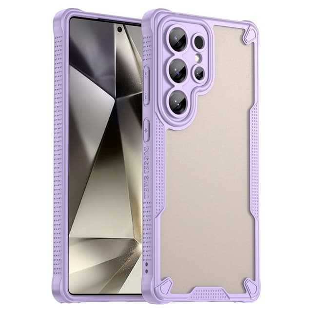 SKALO Samsung S25 Ultra Armor Hybrid Frosted Skal - Lila