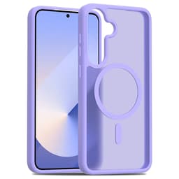 SKALO Samsung S25 Skin-touch Hybrid Suojakuori - Violetti
