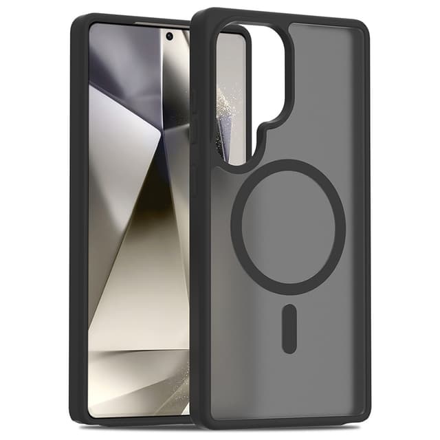 SKALO Samsung S25 Ultra Skin-touch Hybrid Skal - Svart