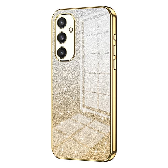 SKALO Samsung S25 Electroplating Glitter Cover - Guld