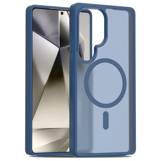 SKALO Samsung S25 Ultra Skin-touch Hybrid Cover - Blå