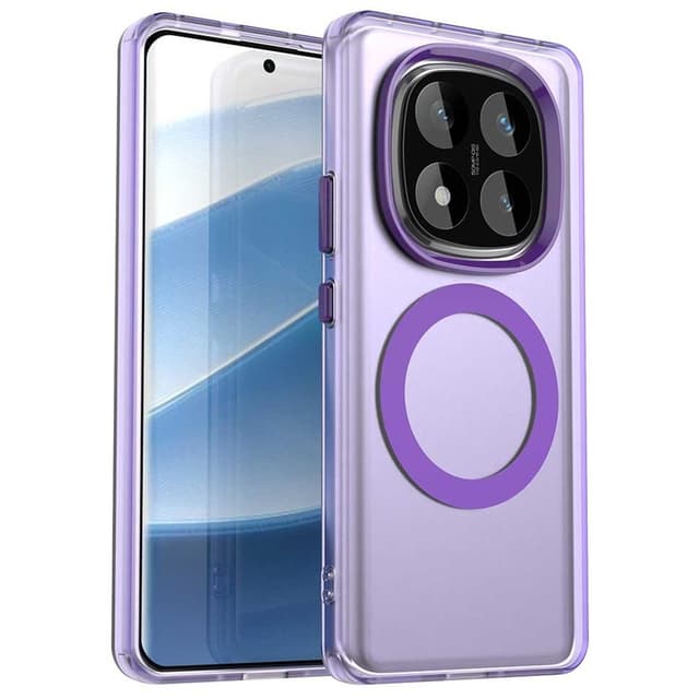 SKALO Xiaomi Redmi Note 14 Pro 5G Candy Series Hybrid Cover - Lilla
