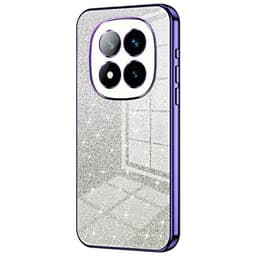 SKALO Xiaomi Redmi Note 14 Pro+ 5G Electroplating Glitter Skal - Lila