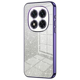 SKALO Xiaomi Redmi Note 14 Pro 5G Electroplating Glitter Skal - Lila