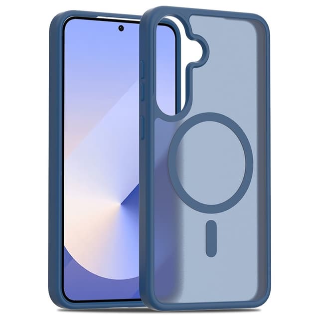 SKALO Samsung S25+ Skin-touch Hybrid Cover - Blå
