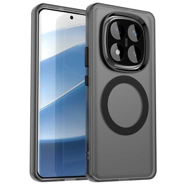 SKALO Xiaomi Redmi Note 14 Pro 5G Candy Series Hybrid Suojakuori - Musta