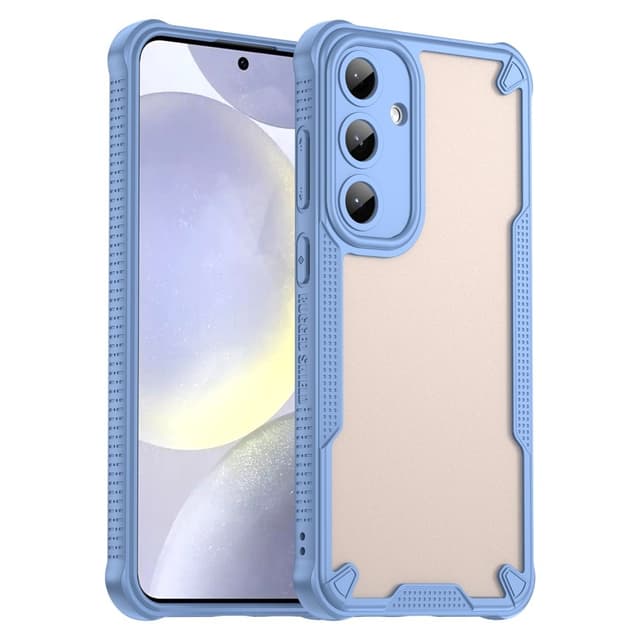 SKALO Samsung S25+ Armor Hybrid Frosted Cover - Blå