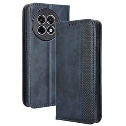 SKALO OnePlus 13R Embossed Premium Lompakkokotelo - Sininen