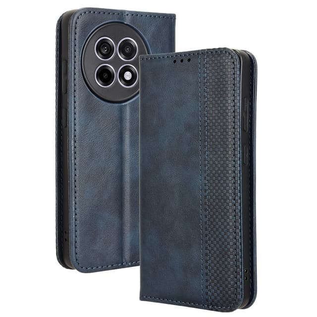 SKALO OnePlus 13R Embossed Premium Lompakkokotelo - Sininen