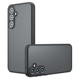 SKALO Samsung S25+ Skin-touch Hybrid Suojakuori - Musta