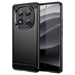 SKALO Xiaomi Redmi Note 14 Pro 5G Armor Carbon Cover - Sort