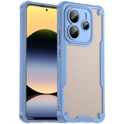 SKALO Xiaomi Redmi Note 14 5G Armor Hybrid Frosted Cover - Blå