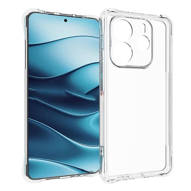 SKALO Xiaomi Redmi Note 14 5G Extra strong TPU Suojakuori - Läpinäkyvä