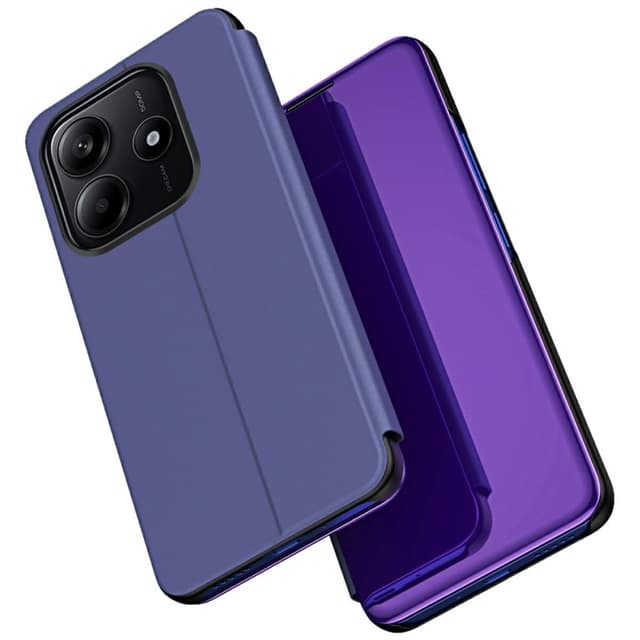 SKALO Xiaomi Redmi Note 14 5G Clear View Flip Cover - Lilla