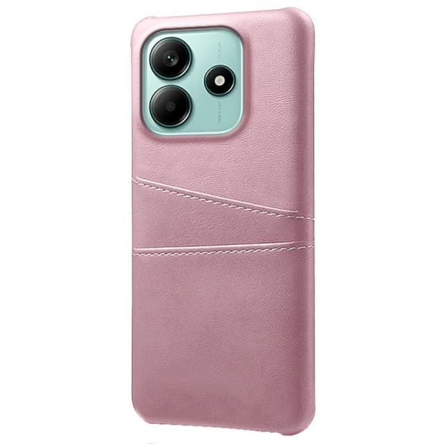 SKALO Xiaomi Redmi Note 14 5G PU-Läder Korthållare Skal - Roséguld